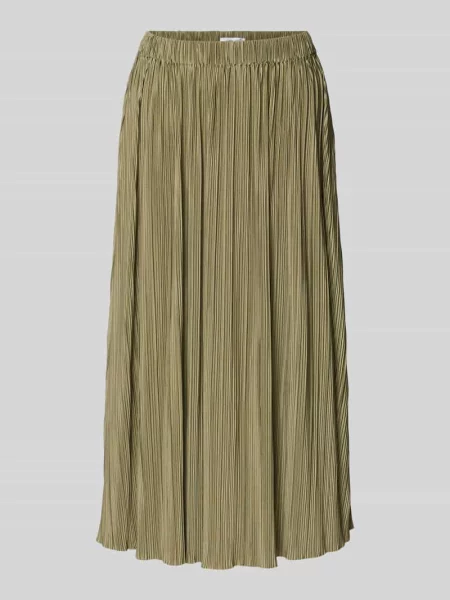 Spódnica midi z plisami model UMA' Samsoe Samsoe