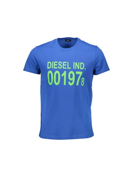 Koszulka Diesel niebieska