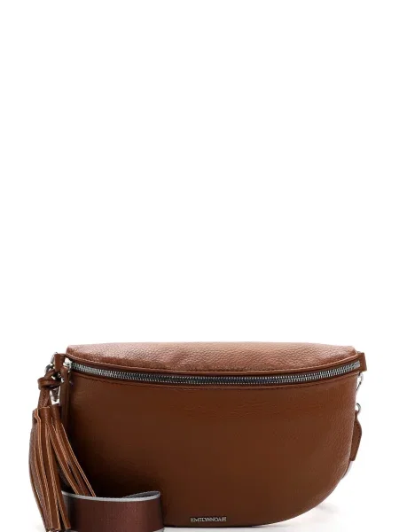 Emily & Noah Geantă de umăr Belli coniac maro