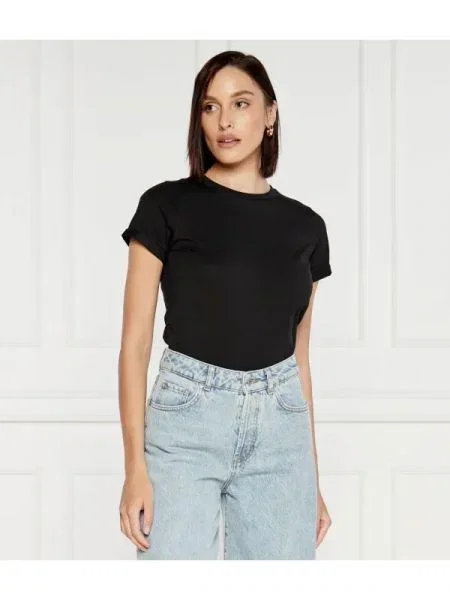 HUGO tricou The Plain negru