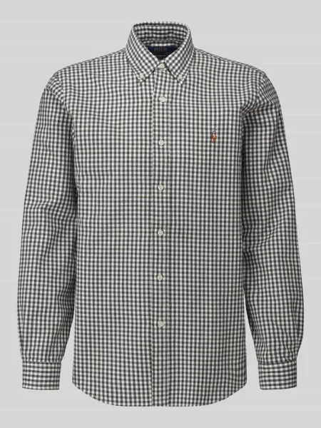 Koszula casualowa o kroju regular fit z czystej bawełny Polo Ralph Lauren oliwkowa