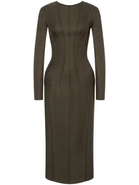 Sukienka ołówkowa Alberta Ferretti zielona