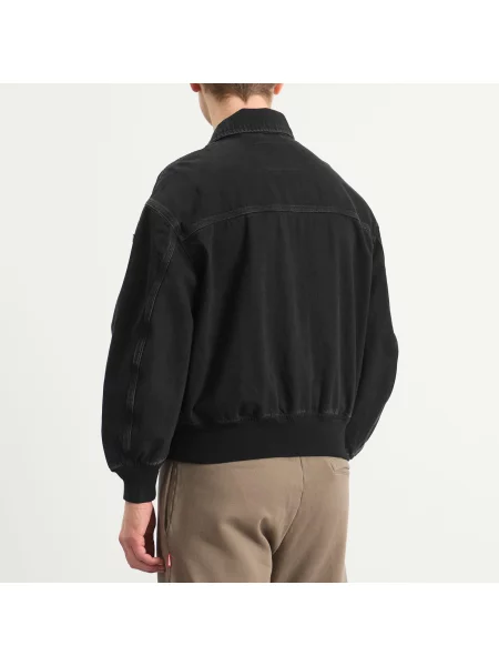 Kurtka jeansowa Diesel czarna