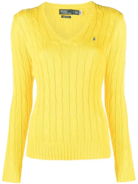 Pulover Polo Ralph Lauren tricotate portocaliu