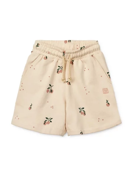 Liewood šortky Gram Printed Sweatshorts béžové