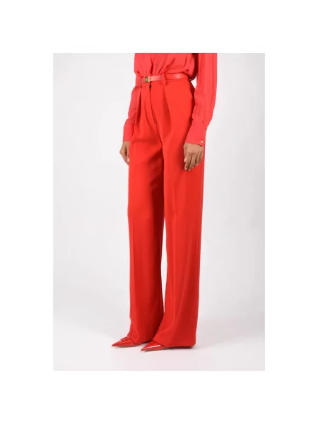Spodnie Elisabetta Franchi czerwone