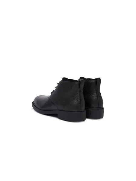 Calvin Klein Členková obuv Dress Lug Desert Boot Lth čierna