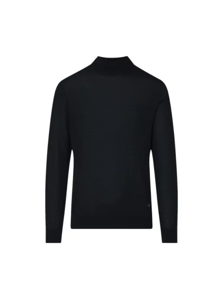 Sweter z golfem Liu Jo wełniany do golfa czarny