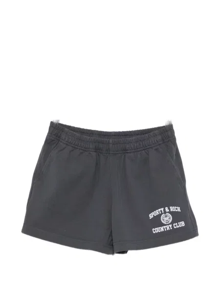 Pantaloni scurți Sporty & Rich cu imagine gri
