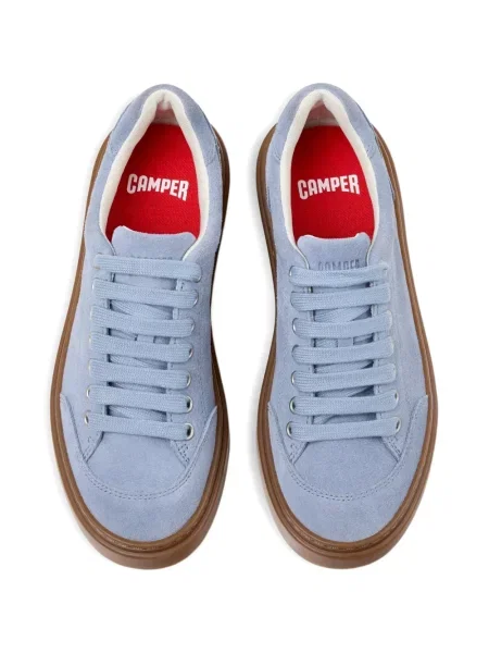 Sneakerși Camper din piele de căprioară albastru