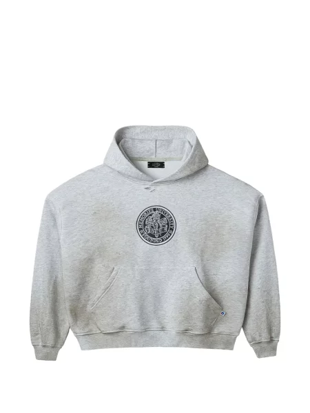 Hanorac cu glugă Stadium Goods® zdrențuiți gri