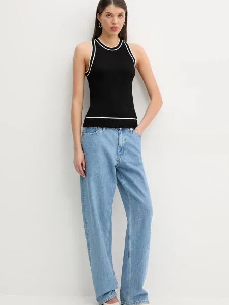 Вовняний легкий светр From Future чорний