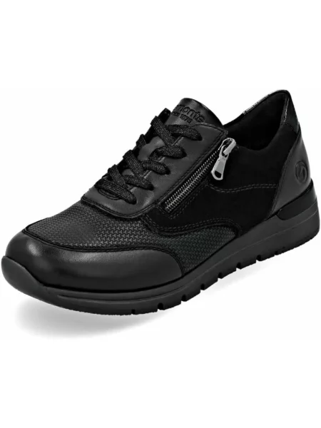 Sneakersy Rieker skórzane czarne