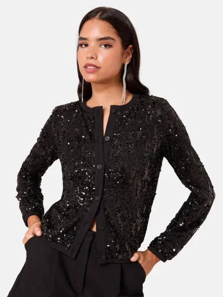 Friends Like These Geacă tricotată negru