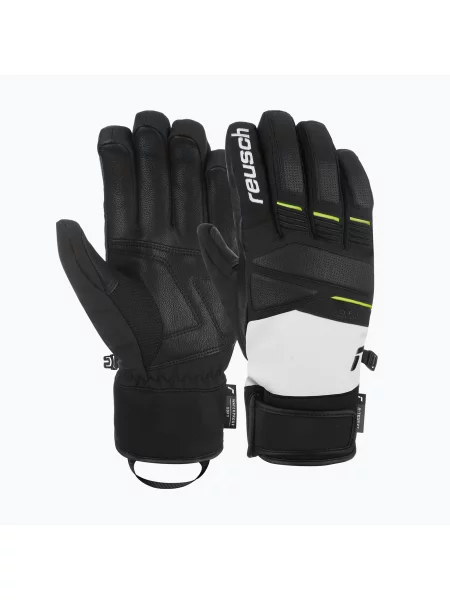 Mănuși de schi Reusch Thunder R-Tex XT blacier grey/black/safety yellow negru