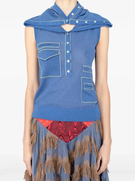 Top Kiko Kostadinov albastru