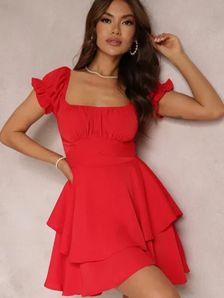Rochie Kephenia roșie