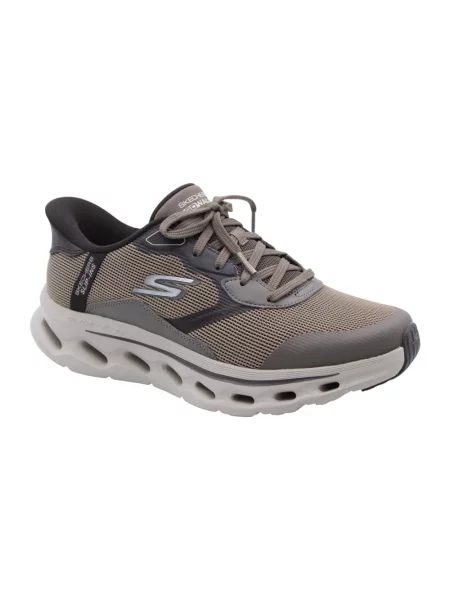 Sneakersy Skechers brązowe