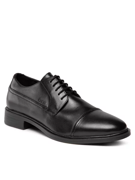 Nizki čevlji Geox U Gladwin B Black črna