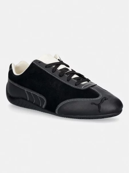 Puma sneakersy skórzane Speedcat Icons czarne