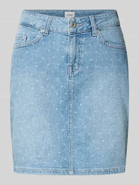 Spódnica jeansowa w stylu allover model BEATRICE' Mustang niebieska