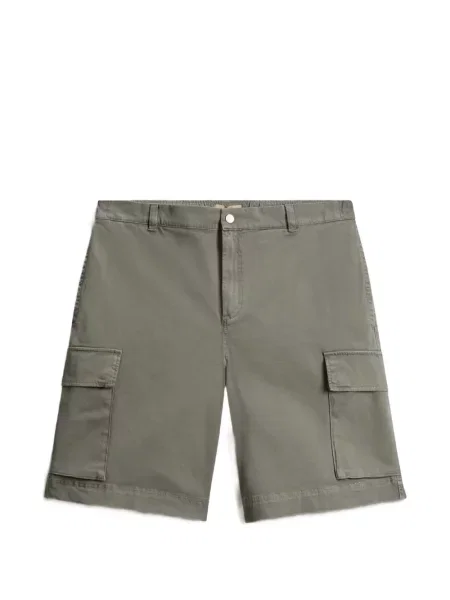 Keprové šortky cargo Woolrich zelené