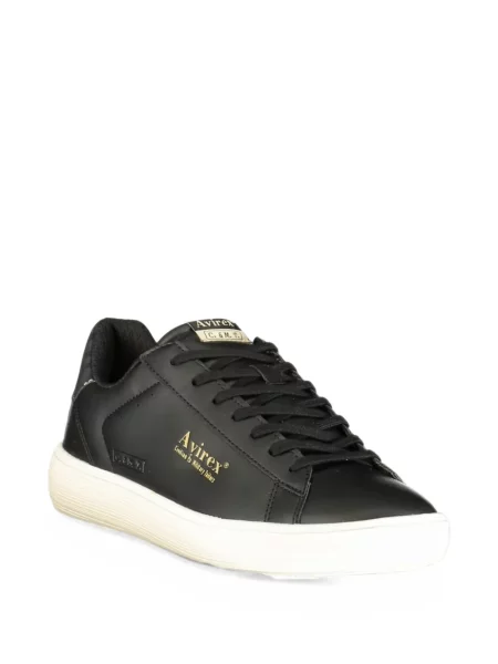 Sneakerși Avirex cu imagine negru