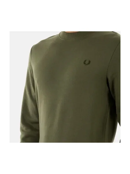 Geacă Fred Perry cu decolteu rotund verde
