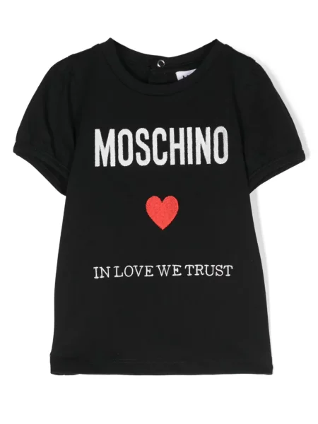 Koszulka dziecięca Moschino czarna