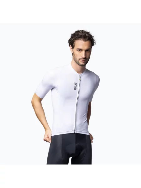 Футболка велосипедна Alé Color Block white біла