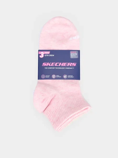 Skechers Набір шкарпеток Для дівчаток Мультиколор Бавовна/поліестер
