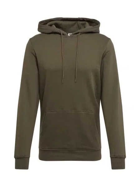 Суитшърт Urban Classics Organic Basic Hoody Green S зелено