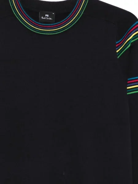 Pulover Ps Paul Smith cu dungi negru