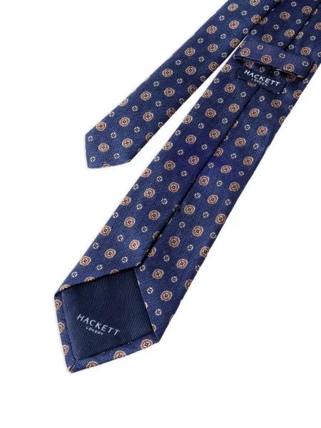 Cravată Hackett London cu model floral albastru