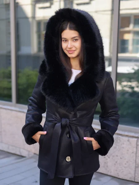 Дублянка MilaNova штучне хутро чорний