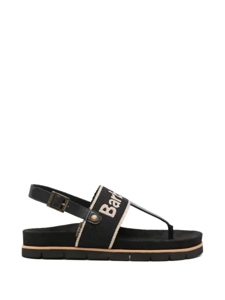 Sandale Barbour cu broderie slingback negru