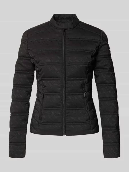 Guess Kurtka Pikowana New Vona schwarz czarna