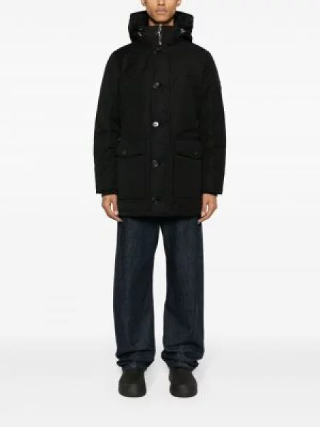 Pūkinė striukė Tommy Hilfiger juoda