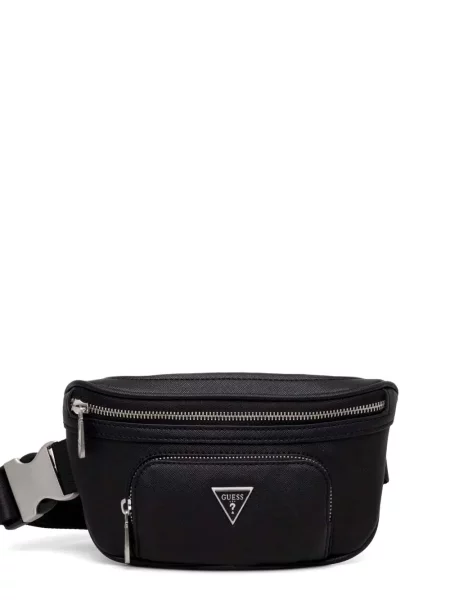 Cu centură curea Guess negru