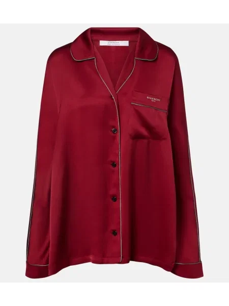 Cămașă Givenchy din satin roșu