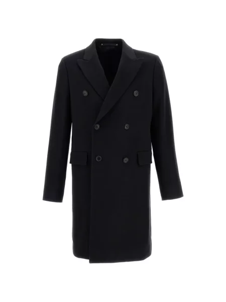 Palton Paul Smith cu două rânduri de nasturi negru
