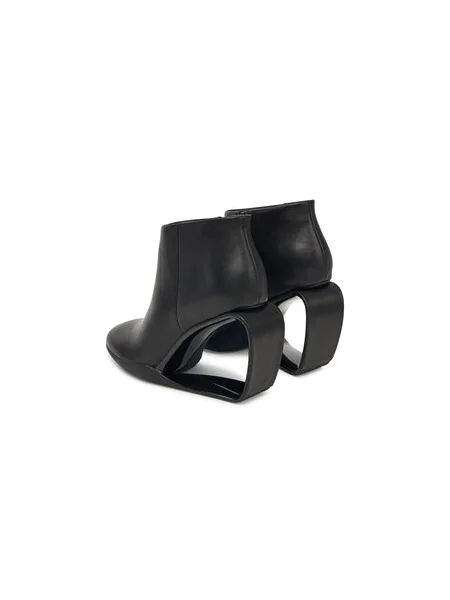 Bokacsizma United Nude Mobius Ankle Bootie Hi fekete
