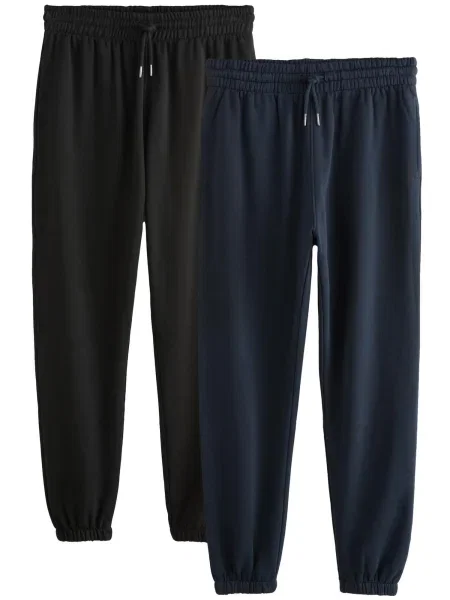 Next Pantaloni bleumarin negru