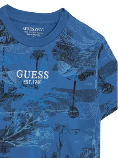 Guess Marškinėliai mėlyna