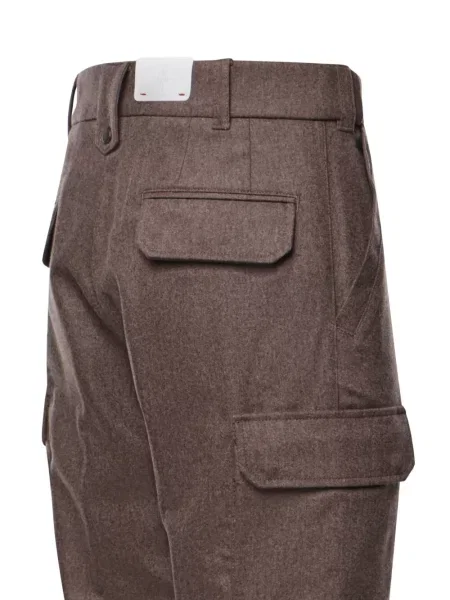 Pantaloni cargo Eleventy maro