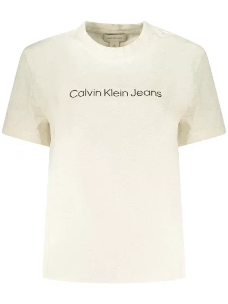Tricou Calvin Klein Jeans bej