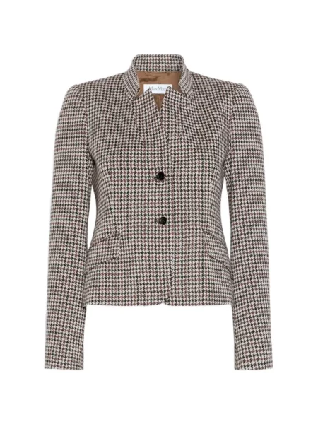 Geacă Max Mara cu model pepito din jerseu