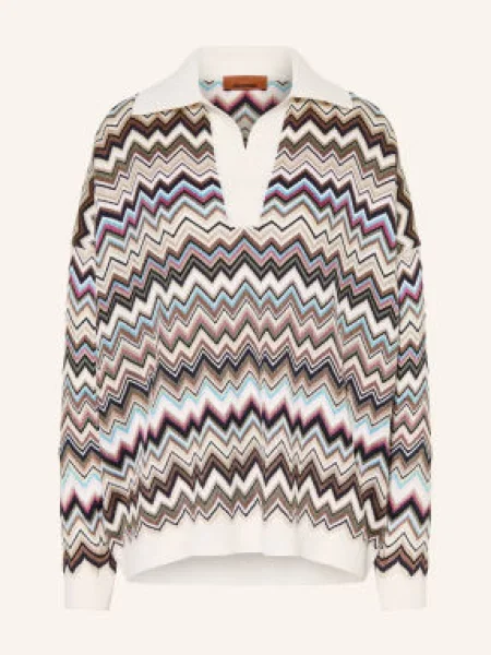 Missoni Polokošile Oversize krémová / růžová / tmavě modrá