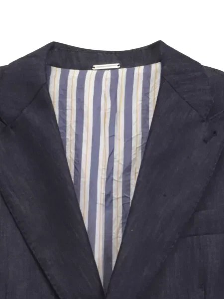 Jednořadé sako Emporio Armani Pre-owned modré