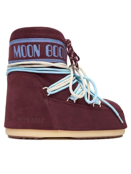Moon Boot Hótaposó MB ICON LOW SUEDE LACES | hasított bőr